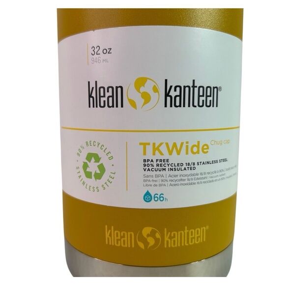 Klean Kanteen 32oz TKWide Insulated Stainless Steel Water Bottle with Chug Cap - Picture 5 of 15
